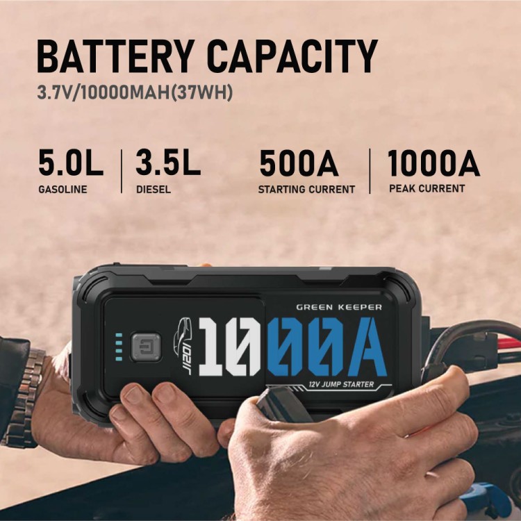 Booster GK-J1201 Portable Jump Starter 1000A- ca